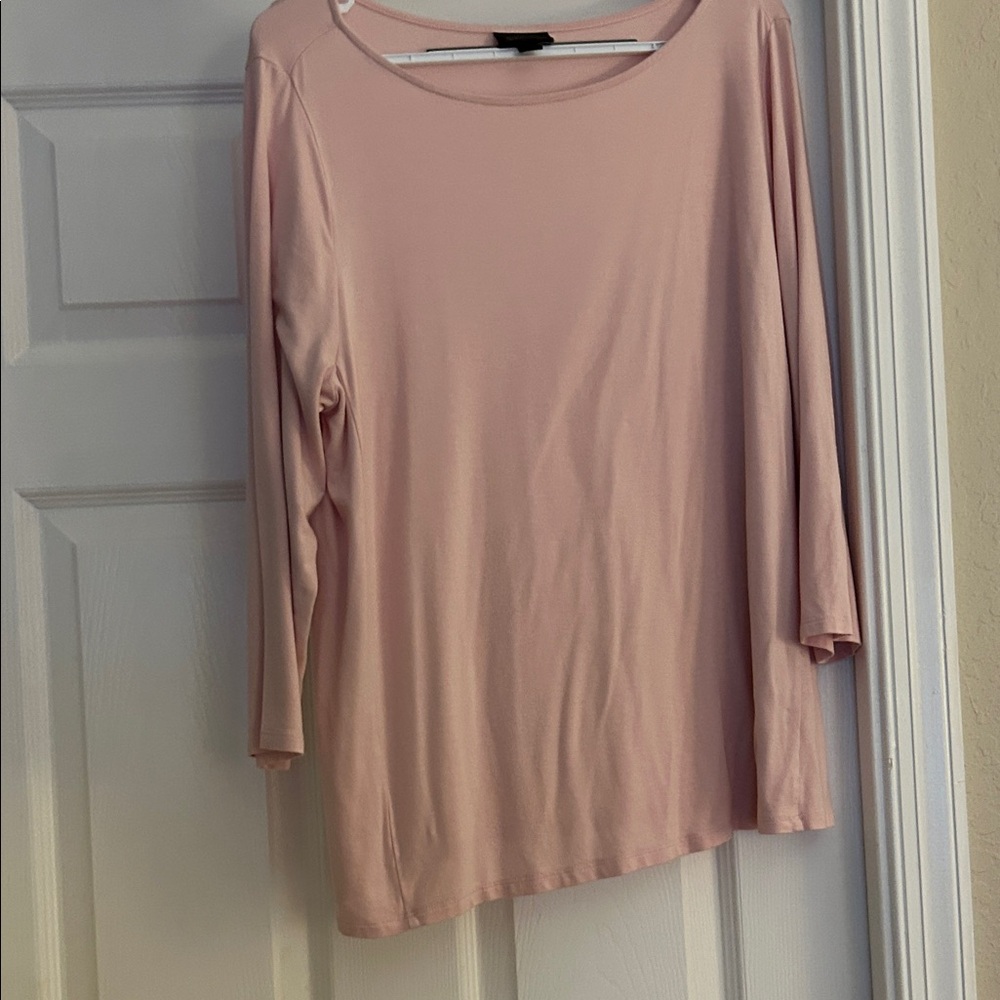J. Jill Soft Pink Long Sleeve Top